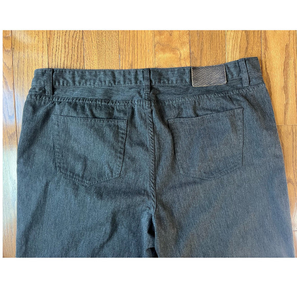 Joseph Abboud Big & Tall Straight Leg Denim, Dark Gray Wash, 40W x 32L - Picture 6 of 12